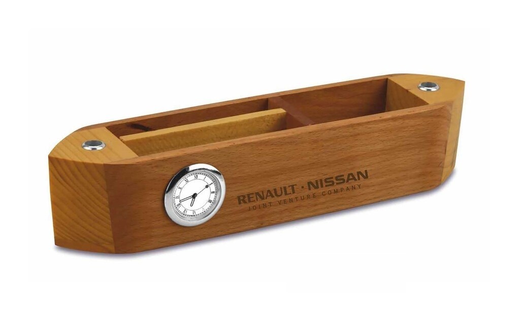 Boat Shape Wooden Desk Holder